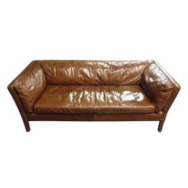 Chesterfield Sofa - 3 Seater - Tan - Leather - Retro (2) 450x450