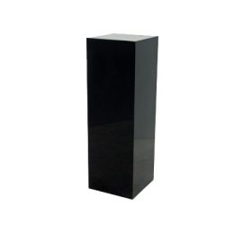 Perspex Plinth - Solid Black 450x450