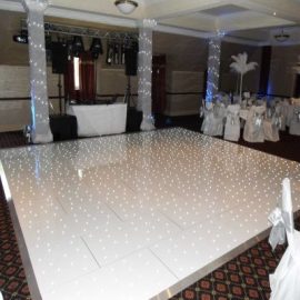 White Pealite Dance Floor